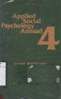 Applied Social Psychology Annual 4
