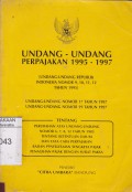 Undang-undang Perpajakan 1995 - 1997