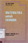 Matematika untuk Ekonomi