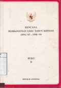 Rencana Pembangunan Lima Tahun Keenam 1994/95-1998/99, buku II