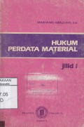 Hukum Perdata Material, jil. 1