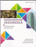Sistem ekonomi Indonesia : tafsiran Pancasila dan UUD 1945.