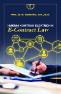 Hukum kontrak elektronik (e-contract law).