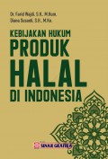 Kebijakan hukum produk halal di Indonesia.