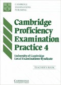Cambridge Proficiency Examination Practice 4
