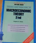 Theory and Problems of Macroeconomics Theory - 2ed