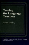 Testing for Language Teachers