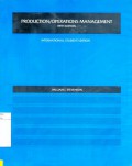 Production/Operations Management, 5th ed.