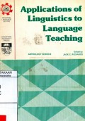 Applications of Linguistics to Language Teaching