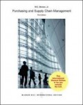 Purchasing and Supply Chain Management, 3rd ed.