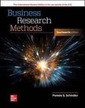 Business research methods, 14th ed.
